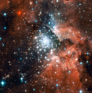 Emissionsnebel NGC 3603       